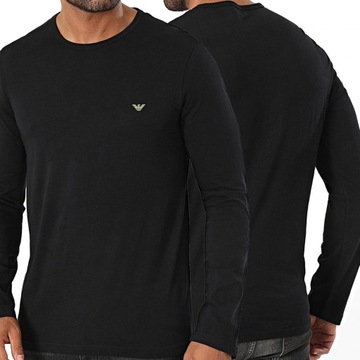 Emporio Armani koszulka longsleeve czarna 111653-3F722-00020 M