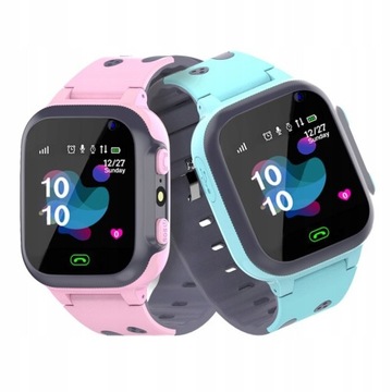 SMARTWATCH DLA DZIECI ZEGAREK SIM GPS LED POLSKI