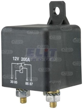 МОЩНОЕ АВТОМОБИЛЬНОЕ РЕЛЕ 12В 200А ВЫСОКОГО ТОКА