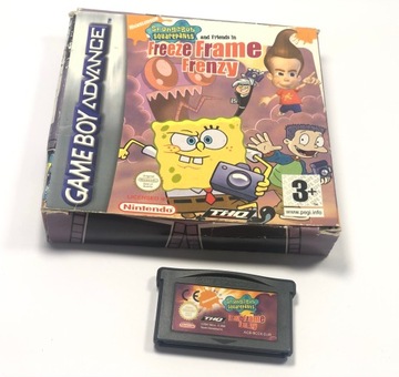Spongebob Freeze Frame Frenzy Game Boy Advance