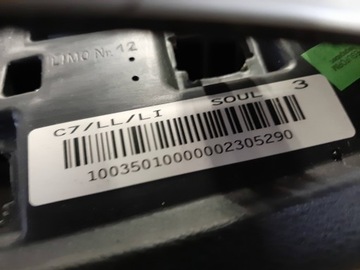 AUDI A6 S6 DESKA KOKPIT PÁSY AIRBAG ULOŽENÍ ČERNÁ SOUL 4G1858005