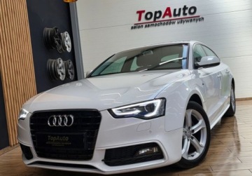 Audi A5 8T Sportback Facelifting 1.8 TFSI 144KM 2016 Audi A5 Sportback 1.8 TFSI S-LINE navi ZAREJESTROWANA automat GWARANCJ