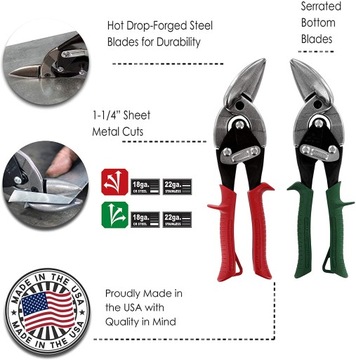 Офсетные ножницы MIDWEST SET для резки листового металла