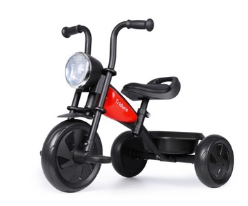 Rowerek Trójkołowy motocykl jeździk dla dzieci Triduro czerwony Qplay