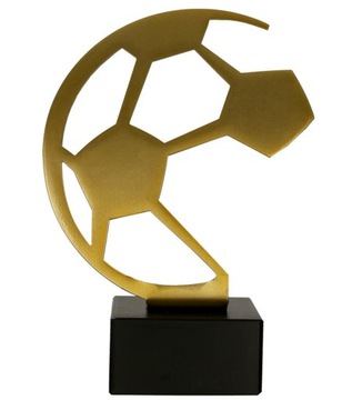 Metalowa statuetka piłkarska BL-SOC1 31 cm z grawerką