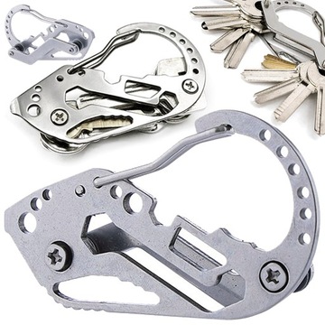BRELOK KARABIŃCZYK wielofunkcyjny multitool klucze