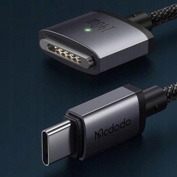ProDS kabel do Macbook USB-C MagSafe 3 140W 2M