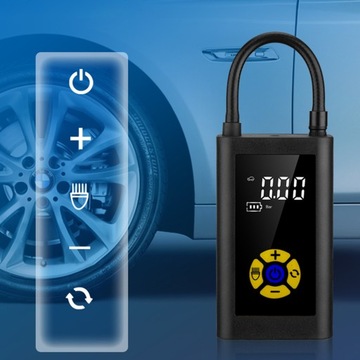 БЕСПРОВОДНОЙ ЭЛЕКТРИЧЕСКИЙ НАСОС АВТОМОБИЛЬНЫЙ ВЕЛОСИПЕДНЫЙ КОМПРЕССОР 4000 мАч