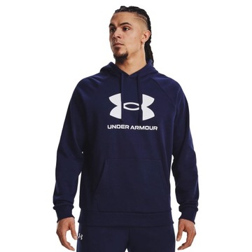 BLUZA MĘSKA Z KAPTUREM UNDER ARMOUR DRESOWA SPORTOWA BAWEŁNA 1379758