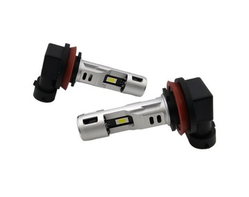 ŻARÓWKI LED I7 H8 H9 H11 60W Plug&Play CSP 1do1 IP68 CANBUS Ultra Mocne