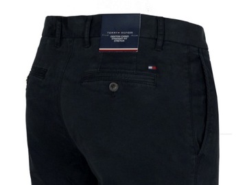 TOMMY HILFIGER spodnie męskie chinos grafit, 34/34