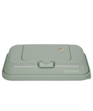 Funkybox Pojemnik pudełko podręczny na mokre Chusteczki Olive Lucky Clover