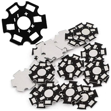 PODSTAWKA BAZA PCB do DIOD POWER LED 1W 3W 5W powerLED podstawa 25 sztuk
