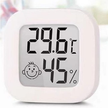 ЦИФРОВОЙ КОМНАТНЫЙ ТЕРМОМЕТР ЭЛЕКТРОННЫЙ ГИГРОМЕТР ВЛАЖНОСТИ SMILE БАТАРЕЯ