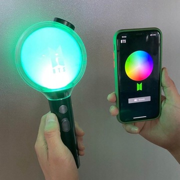 Приложение BTS Lightstick Glow StickApp Bluetooth-соединение