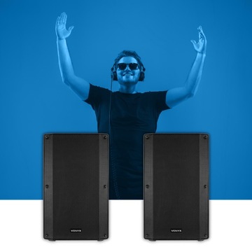 Vonyx 800W 12-дюймовая удаленная аудиосистема с USB BT
