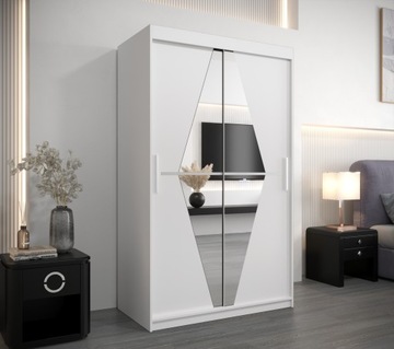 Szafa przesuwna do salonu nowoczesna B 120 cm