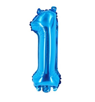 BALON FOLIOWY CYFRA 1 GRANATOWY DUŻY XXL 100cm