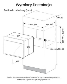 Piekarnik parowy SAMSUNG NV7B5745PAK DualCook Flex
