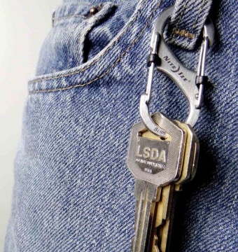 Nite Ize S-Biner #2 SlideLock Steel LSB2-11-R3