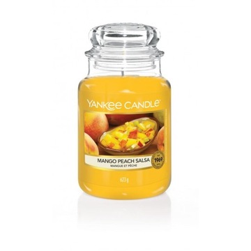 Mango Peach Salsa Yankee Candle - duża świeca zapachowa