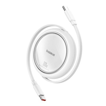 КАБЕЛЬ BASEUS с перемоткой USB-C НА USB-C БЫСТРОЙ ЗАРЯДКИ PD 100 Вт 1 М