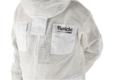 BLUZA PSZCZELARSKA ZASUWANA KAPELUSZ ODPINANY KOMBINEZON PSZCZELARSKI L