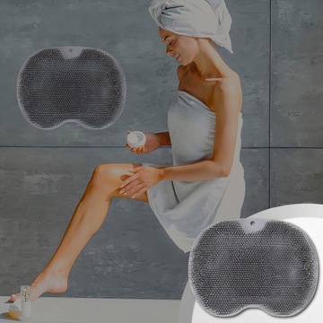 СИЛИКОНОВАЯ ЩЕТКА ДЛЯ МЫТЬЯ ЗАДНЕЙ ЧАСТИ НОГ ШАЙБА ШАЙБА-МАССАЖЕР ДЛЯ ВАННЫ ДУШ