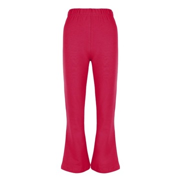 Dziewczęce legginsy dzwony, amarantowe, Tup Tup, r. 158