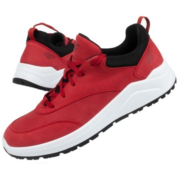 4F Buty sportowe WYGODNE, SKÓRZANE OBML252 62S 45