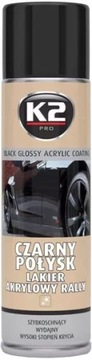 LAKIER AKRYLOWY CZARNY 500ML SPRAY POŁYSK