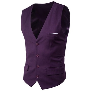 High Quality Men Suit Vest Waistcoat Business Casu