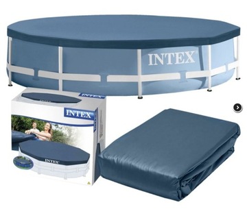POKRYWA DO BASENU STELAŻOWEGO INTEX 366CM FOLIA NA BASEN STELAŻOWY