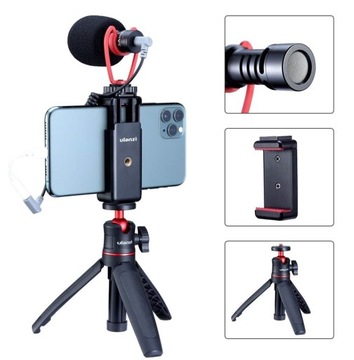 Zestaw VLOG do telefonu ULANZI Combo 2 Czarny