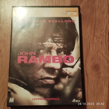 JOHN RAMBO - LEGENDA POWRACA. PŁYTA VCD.
