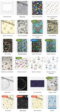 JASKIEK НАВОЛОЧКА 100% ХЛОПОК 360 УЗОРЫ 60х60 СМ