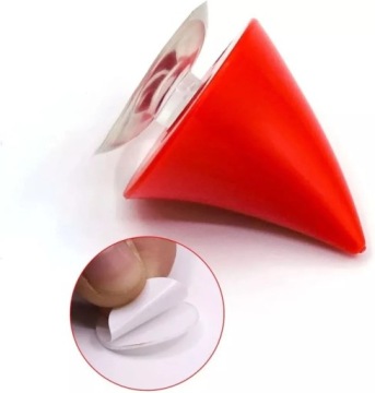 Цветные рожки для шлема, 2 шт. Красные.