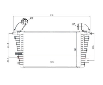 INTERCOOLER OPEL ZAFIRA B 05.05- 6302082 NOWY