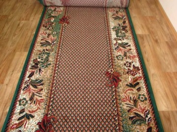 Chodnik dywanowy GARDEN ZIELONY 120 cm PRODUKT POLSKI