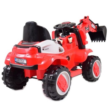 WIELKA KOPARKA Z PILOTEM, PEŁNA OPCJA, RUCHOMA ŁYŻ