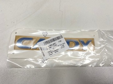 LOGO ZNAK NÁPIS KRYT ZADNÍ VW CADDY 3 III 2K5