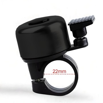 ГРОМКИЙ МЕТАЛЛИЧЕСКИЙ АЛЮМИНИЕВЫЙ ВЕЛОСИПЕДНЫЙ ЗВОНОК ДЛЯ ЧЕРНОГО МИНИ-ВЕЛОСИПЕДА