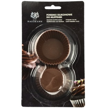 12x FOREMKI SILIKONOWE na BABECZKI BLACHA FORMA DO PIECZENIA MUFFINEK SET