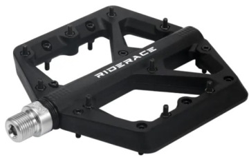 ВЕЛОСИПЕДНЫЕ ПЕДАЛИ MTB/BMX НЕЙЛОНОВАЯ ПЛАТФОРМА, ЧЕРНЫЕ
