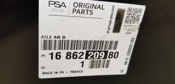 PEUGEOT 208 II GT BLOTNIK TYLNY PRAWY NOWY 19->