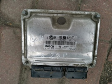 JEDNOTKA MOTORU 038906019FF 0281010662 VW GOLF IV 4 1.9 TDI