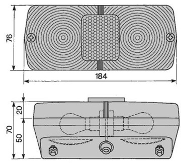 Фонарь задний левый Case JX, New Holland TD 5089581