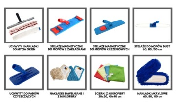 CPC Карманная швабра из микрофибры 40см синяя