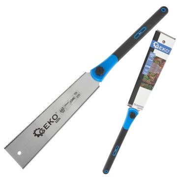 GEKO PIŁA RĘCZNA DO DREWNA DWUSTRONNA JAPOŃSKA 320 MM 7/12 ZĘBÓW STALOWA