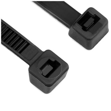 ЗАЖИМЫ 3x250мм КАБЕЛЬНЫЕ СТЯЖКИ КАБЕЛЬНЫЕ СТЯЖКИ МОЛНИИ 100 ШТ. ПРОЧНЫЕ